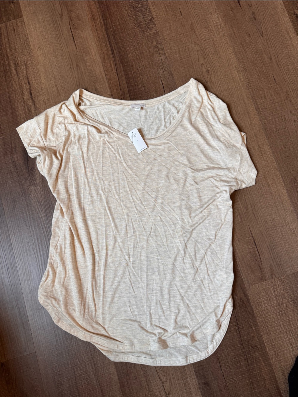 Light Beige Soft Knit Top
